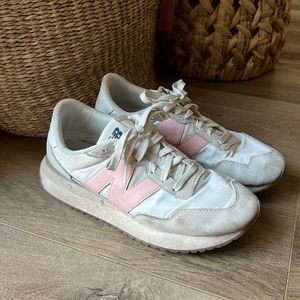 Pink and White New Balance